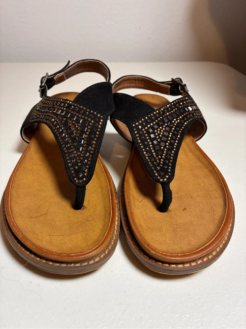 Boutique by Corky’s Layla size 7 Embellished Thong Sandals not wide